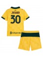 AC Milan Ardon Jashari #30 Alternativní dres pro děti 2025-26 Krátký Rukáv (+ trenýrky)